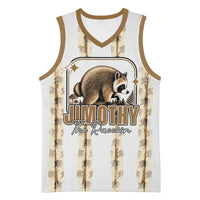 Jimothy The Raccoon Basketball Jersey Seattle Trash Panda Lover