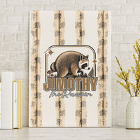 Jimothy The Raccoon Canvas Wall Art Seattle Trash Panda Lover
