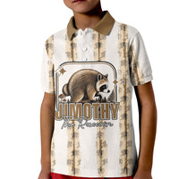 Jimothy The Raccoon Kid Polo Shirt Seattle Trash Panda Lover