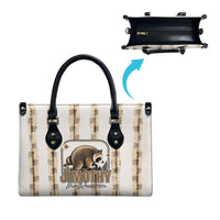 Jimothy The Raccoon Leather Bag Seattle Trash Panda Lover