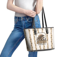 Jimothy The Raccoon Leather Tote Bag Seattle Trash Panda Lover