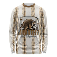 Jimothy The Raccoon Long Sleeve Shirt Seattle Trash Panda Lover