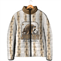 Jimothy The Raccoon Padded Jacket Seattle Trash Panda Lover