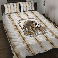Jimothy The Raccoon Quilt Bed Set Seattle Trash Panda Lover