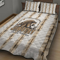 Jimothy The Raccoon Quilt Bed Set Seattle Trash Panda Lover