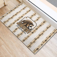 Jimothy The Raccoon Rubber Doormat Seattle Trash Panda Lover