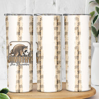Jimothy The Raccoon Skinny Tumbler Seattle Trash Panda Lover