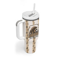 Jimothy The Raccoon Tumbler With Handle Seattle Trash Panda Lover