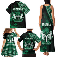 Nigeria Yoruba Festival Family Matching Tank Maxi Dress and Hawaiian Shirt Eko Spirit Eyo Masquerade LT05 - Wonder Print Shop