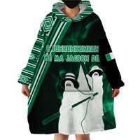 Nigeria Yoruba Festival Wearable Blanket Hoodie Eko Spirit Eyo Masquerade LT05 - Wonder Print Shop