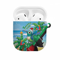 Martinique Christmas AirPods Case Santa Hummingbird - Wonder Print Shop