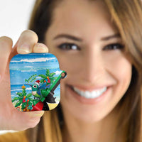 Martinique Christmas AirPods Case Santa Hummingbird - Wonder Print Shop