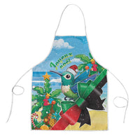 Martinique Christmas Apron Santa Hummingbird - Wonder Print Shop