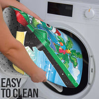 Martinique Christmas Bathroom Set Santa Hummingbird - Wonder Print Shop