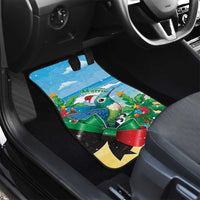 Martinique Christmas Car Mats Santa Hummingbird - Wonder Print Shop