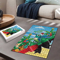Martinique Christmas Puzzle Santa Hummingbird - Wonder Print Shop