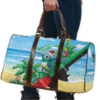 Martinique Christmas Travel Bag Santa Hummingbird - Wonder Print Shop