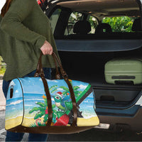 Martinique Christmas Travel Bag Santa Hummingbird - Wonder Print Shop