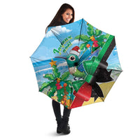Martinique Christmas Umbrella Santa Hummingbird - Wonder Print Shop