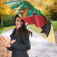 Martinique Christmas Umbrella Santa Hummingbird - Wonder Print Shop