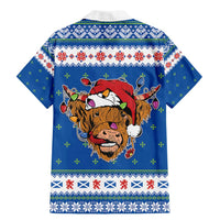 Scotland Christmas Family Matching Mermaid Dress and Hawaiian Shirt Mooey Xmas Highland Cow LT05 - Wonder Print Shop