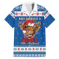 Scotland Christmas Family Matching Summer Maxi Dress and Hawaiian Shirt Mooey Xmas Highland Cow LT05 - Wonder Print Shop