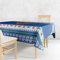 Scotland Christmas Tablecloth Mooey Xmas Highland Cow LT05 - Wonder Print Shop