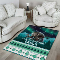 Iceland Christmas Area Rug Icelandic Folklore Evil Mother Gryla LT05 - Wonder Print Shop