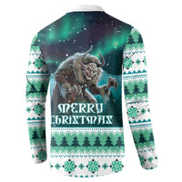 Iceland Christmas Button Sweatshirt Icelandic Folklore Evil Mother Gryla LT05 - Wonder Print Shop