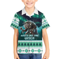 Iceland Christmas Kid Hawaiian Shirt Icelandic Folklore Evil Mother Gryla LT05 - Wonder Print Shop