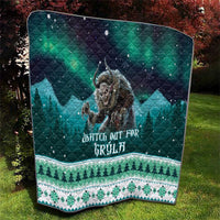 Iceland Christmas Quilt Icelandic Folklore Evil Mother Gryla LT05 - Wonder Print Shop