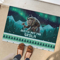 Iceland Christmas Rubber Doormat Icelandic Folklore Evil Mother Gryla LT05 - Wonder Print Shop