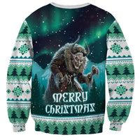 Iceland Christmas Sweatshirt Icelandic Folklore Evil Mother Gryla LT05 - Wonder Print Shop