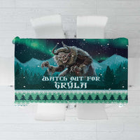 Iceland Christmas Tablecloth Icelandic Folklore Evil Mother Gryla LT05 - Wonder Print Shop