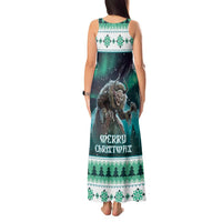 Iceland Christmas Tank Maxi Dress Icelandic Folklore Evil Mother Gryla LT05 - Wonder Print Shop