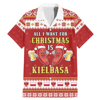 Poland Christmas Family Matching Mermaid Dress and Hawaiian Shirt All I Want For Xmas Is Kielbasa LT05 - Wonder Print Shop