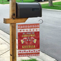 Poland Christmas Garden Flag All I Want For Xmas Is Kielbasa LT05 - Wonder Print Shop