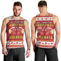 Poland Christmas Men Tank Top All I Want For Xmas Is Kielbasa LT05 - Wonder Print Shop