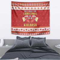Poland Christmas Tapestry All I Want For Xmas Is Kielbasa LT05 - Wonder Print Shop