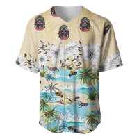 Indian Legendary Motorcycle Baseball Jersey Tropical Style - Wonder Print Shop