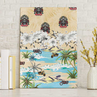 Indian Legendary Motorcycle Canvas Wall Art Tropical Style - Wonder Print Shop