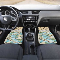 Indian Legendary Motorcycle Car Mats Tropical Style - Wonder Print Shop