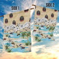 Indian Legendary Motorcycle Garden Flag Tropical Style - Wonder Print Shop
