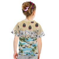 Indian Legendary Motorcycle Kid T Shirt Tropical Style - Wonder Print Shop