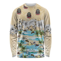 Indian Legendary Motorcycle Long Sleeve Shirt Tropical Style - Wonder Print Shop