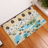 Indian Legendary Motorcycle Rubber Doormat Tropical Style - Wonder Print Shop
