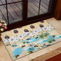 Indian Legendary Motorcycle Rubber Doormat Tropical Style - Wonder Print Shop