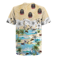 Indian Legendary Motorcycle Rugby Jersey Tropical Style - Wonder Print Shop