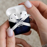 Custom Scotland Tartan Football AirPods Case Flag Style - Wonder Print Shop