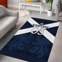 Custom Scotland Tartan Football Area Rug Flag Style - Wonder Print Shop